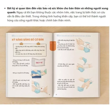 Combo 2 cuốn Sơ Cứu 360 + Cẩm Nang Sức Khỏe Phòng Đột Quỵ - Giá chỉ 55.000 VND 7