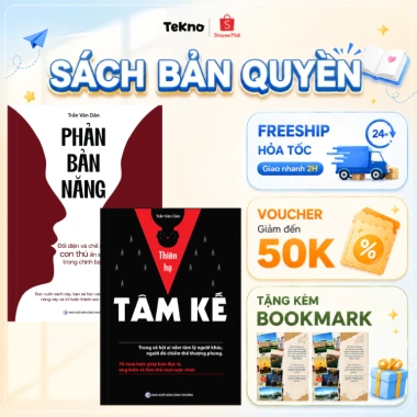 Combo 2 cuốn Thiên hạ tâm kế và Phản bản năng - NXB Dân Trí TVN20-22 279.000 VND