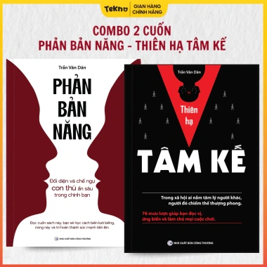 Combo 2 cuốn Thiên hạ tâm kế và Phản bản năng - NXB Dân Trí TVN20-22 279.000 VND 5 Combo 2 cuốn Thiên hạ tâm kế và Phản bản năng - NXB Dân Trí TVN20-22 279.000 VND 5