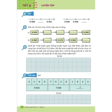 Combo 2 Cuốn Vở Thực Hành Toán 3 GDPT Mới - Sách Toán 3 Đầy Đủ, Giá Ưu Đãi - ndbooks
