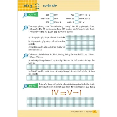 Combo 2 Cuốn Vở Thực Hành Toán 3 GDPT Mới - Sách Toán 3 Đầy Đủ, Giá Ưu Đãi - ndbooks