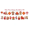 Combo 2 Dây Trang Trí Tết Nguyên Đán 10m - Cờ Dây Treo Tường Năm Mới, 65.000đ