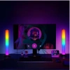 Combo 2 đèn LED RGB V42 nháy nhạc, APP, decor PC TV phòng, cao 42cm, đẹp 6
