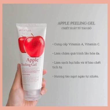 Combo 2 Gel Tẩy Da Chết Arrahan Hàn Quốc 180ml Táo và Lavender 165k Da sạch mịn