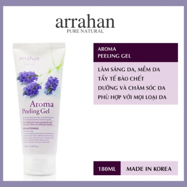 Combo 2 Gel Tẩy Da Chết Arrahan Peeling Gel Hàn Quốc 180ml - Lô Hội Lavender 165k