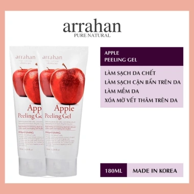 Combo 2 Gel Tẩy Da Chết Arrahan Peeling Gel Hàn Quốc 180ml Táo Chanh - Giá 165k