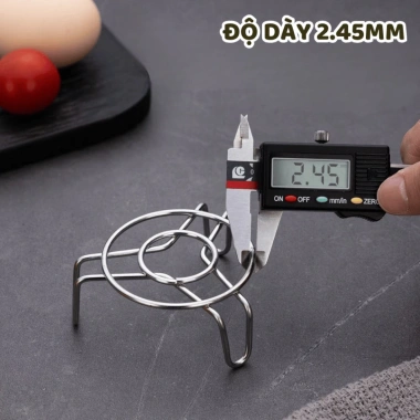Combo 2 Giá Hấp Trứng Mini Inox 304 An Toàn - Vỉ Hấp Đa Năng Ogi Home GDT02 Giá 60.000