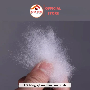 Combo 2 gối họa tiết vương miện bông gòn êm ái - Giảm đau vai gáy, siêu mềm, chỉ 109.000₫ Hưng Chiếu 4