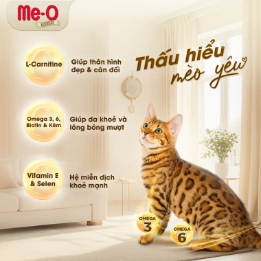 Combo 2 gói Me-O Gold, Hạt Fit Firm, Tặng Túi Linen Quà Quấn - Kiểm Soát Cân Nặng Mèo 396.000₫ 4 Combo 2 gói Me-O Gold, Hạt Fit Firm, Tặng Túi Linen Quà Quấn - Kiểm Soát Cân Nặng Mèo 396.000₫ 4