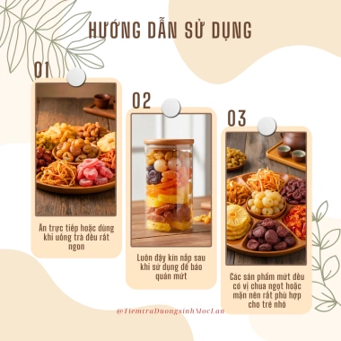 Combo 2 gói mứt Tết tự chọn – xi muội, nho, long nhãn, muối ớt, trần bì – 37.900₫ 4