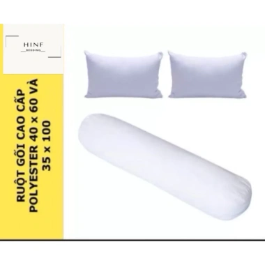 Combo 2 gối nằm + 1 gối ôm ruột bông trắng tinh khiết giá chỉ 69.000 VND 10