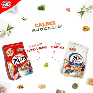 Combo 2 Gói Ngũ Cốc Calbee Ăn Kiêng Giảm Cân - Nội Địa Nhật Bản 2.026, Giá 345k (Giảm 69k) 2