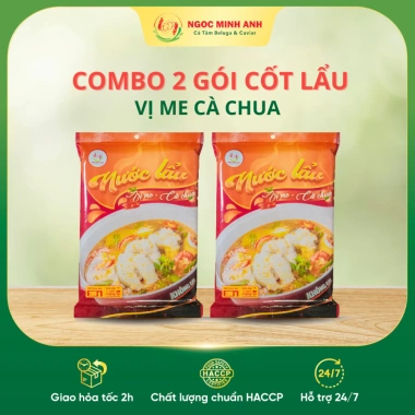 Combo 2 Gói Nước Cốt Lẩu Vị Me Cà Chua Ngọc Minh Anh 200g - Giá chỉ 108.900₫