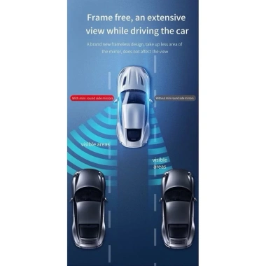 Combo 2 Gương Cầu Lồi Hít Chân Không Xoay 360 do Không Viền - Phụ Ô Tô và Xe Máy, Giá Ưu Đãi 32.000 VND