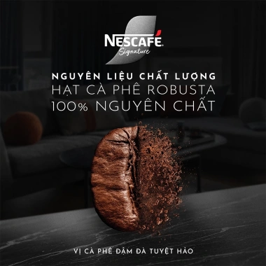 Combo 2 hộp Cà phê đen hòa tan NESCAFÉ Signature - Đậm đà tuyệt hảo chỉ 105.000₫