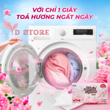 Combo 2 hộp Giấy Thơm Quần Áo Hương Oải Hương 40 tờ/hộp - Thơm Lâu, Tăng Hiệu Quả Máy Sấy 7