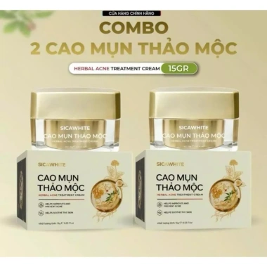 Combo 2 Hộp Kem Face Cao Mụn Thảo Mộc – Công Thức Tự Nhiên, Giảm Mụn Nhanh, Giá 193.000₫