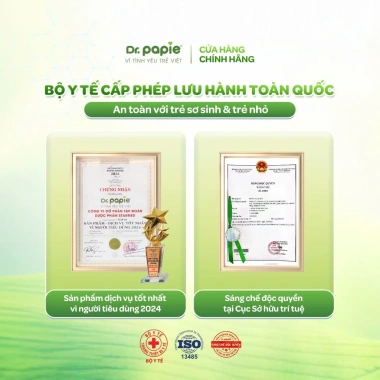 Combo 2 hộp Khăn hạ sốt Dr.Papie 0+ - 25 khăn/hộp, hạ sốt vật lý, ngăn ngừa co giật cho bé sơ sinh - 299.000₫ 3 Combo 2 hộp Khăn hạ sốt Dr.Papie 0+ - 25 khăn/hộp, hạ sốt vật lý, ngăn ngừa co giật cho bé sơ sinh - 299.000₫ 3