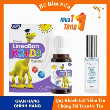 Combo 2 Hộp Lineabon Vitamin K2+D3 10ml - Hấp Thụ Canxi, Ngừa Loãng Xương Trẻ 8 Combo 2 Hộp Lineabon Vitamin K2+D3 10ml - Hấp Thụ Canxi, Ngừa Loãng Xương Trẻ 8
