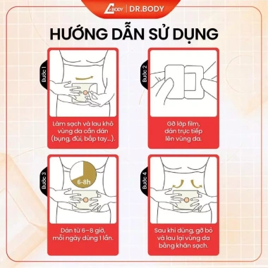 Combo 2 Hộp Miếng Dán Thảo Mộc Dr.Body Thải Độc Chân & Bụng – Thư Giãn, Giá 369.000đ 4