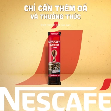 Combo 2 hộp Nước Cốt Cà Phê NESCAFÉ Đen Đá 5 gói 75ml - Giá chỉ 100.000đ