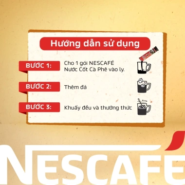 Combo 2 hộp Nước Cốt Cà Phê NESCAFÉ Đen Đá 5 gói 75ml - Giá chỉ 100.000đ 9 Combo 2 hộp Nước Cốt Cà Phê NESCAFÉ Đen Đá 5 gói 75ml - Giá chỉ 100.000đ 9