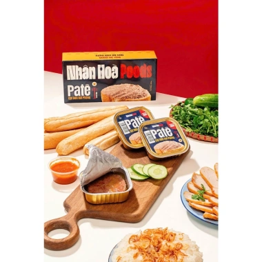 Combo 2 hộp pate Nhân Hòa Foods 150g thơm ngon không chất bảo quản 84.000₫
