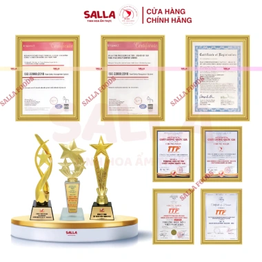 Combo 2 hộp quà Tết Yến sào SALLANEST 35% vị Đông Trùng - 5 hũ 150ml, giá ưu đãi 289.000₫ 5