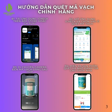Combo 2 Hộp Sữa Hạt Dạng Bột Organic Protein và Bình Lắc Việt Nhật Nutrition giá 630k 7