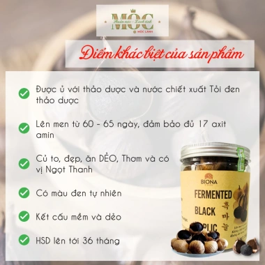 Combo 2 hộp Tỏi đen Mộc Lành 250g - Cao cấp, quà biếu sang trọng, giảm giá 20%