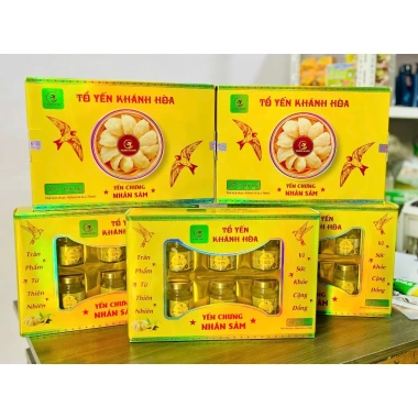 Combo 2 hộp Yến Khánh Hòa 35% - 6 hũ 70ml, tăng sức khỏe, đề kháng, kèm túi xách, giá ưu đãi 140.000 VND 10