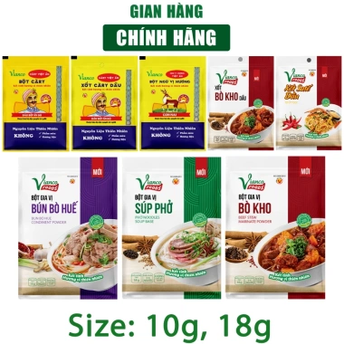 Combo 2 hủ bột gia vị Vianco Cà Ri 50g và Ngũ Vị Hương 50g giảm giá 54.000 VND