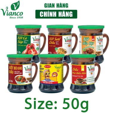 Combo 2 hủ bột gia vị Vianco Cà Ri 50g và Ngũ Vị Hương 50g giảm giá 54.000 VND