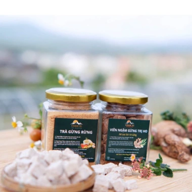 Combo 2 hũ thủy tinh Viên Ngậm Gừng, Viên Gừng & Trà Gừng Gió Nhà Chạm Vị Tây Nguyên Giảm Giá 129k 4 Combo 2 hũ thủy tinh Viên Ngậm Gừng, Viên Gừng & Trà Gừng Gió Nhà Chạm Vị Tây Nguyên Giảm Giá 129k 4