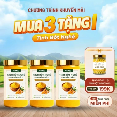 Combo 2 Hũ Tinh Bột Nghệ & Bột Sắn Dây An Mộc Việt 500g - Giá ưu đãi 309.000đ