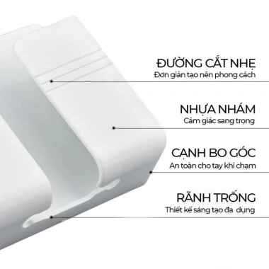 Combo 2 Kệ Dán Tường Đa Năng cho Điện Thoại - Giá Đỡ Sạc Thông Minh Tiện Lợi, Chỉ 12.239₫