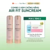 Combo 2 Kem Chống Nắng Nâng Tone The High Airfit Sun Cream - Hỗ Trợ Thay Thế Lớp Makeup, Giá Ưu Đãi 790.000₫