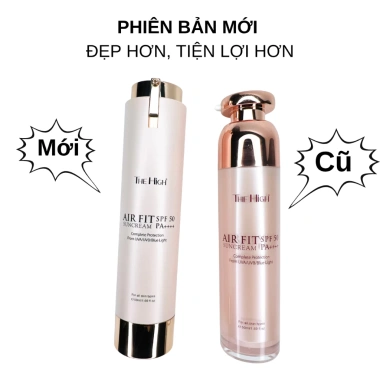 Combo 2 Kem Chống Nắng Nâng Tone The High Airfit Sun Cream - Hỗ Trợ Thay Thế Lớp Makeup, Giá Ưu Đãi 790.000₫