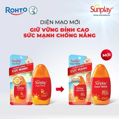 Combo 2 Kem chống nắng Sunplay Super Block SPF 50+ PA++++ dạng sữa, ngừa đen sạm, chỉ 311.000 VND 4 Combo 2 Kem chống nắng Sunplay Super Block SPF 50+ PA++++ dạng sữa, ngừa đen sạm, chỉ 311.000 VND 4
