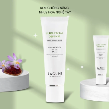 Combo 2 kem chống nắng vật lý LAGUMI nâng tone tự nhiên - Giá ưu đãi 599.000₫