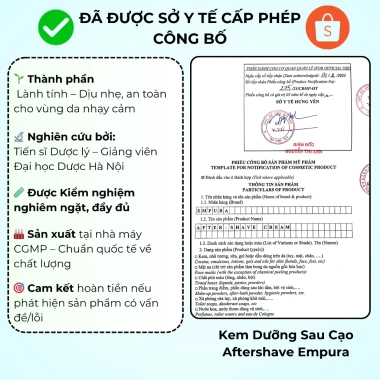 Combo 2 Kem Dưỡng Da EmPura 20g - Giảm Ngứa, Kích Ứng, Mẩn Đỏ, Giá 550.000₫ 8