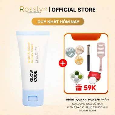 Combo 2 Kem Dưỡng Trắng GlowCode Bright & Smooth Axillary Cream Rosslyn - Chỉ 144k 2