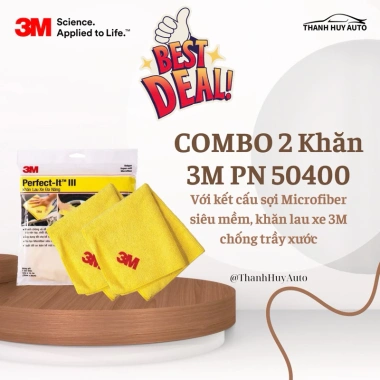 Combo 2 Khăn Lau Xe Hơi Perfect-It Super Soft Microfiber 32x36cm Siêu Mềm, Không Vệt, 118k Combo 2 Khăn Lau Xe Hơi Perfect-It Super Soft Microfiber 32x36cm Siêu Mềm, Không Vệt, 118k