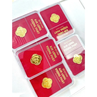 Combo 2 Kim Long Vượng Phát LNLOC 0.025 Chỉ Vàng 24k Huy Thanh Giá ưu đãi 1.649.200 2