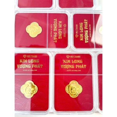 Combo 2 Kim Long Vượng Phát LNLOC 0.025 Chỉ Vàng 24k Huy Thanh Giá ưu đãi 1.649.200 3