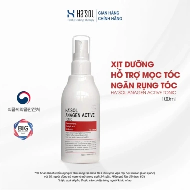 Combo 2 lọ Xịt Kích Mọc Tóc Hasol Anagen Tonic - Dưỡng Da Đầu, Ngăn Rụng, 303.000₫ 7