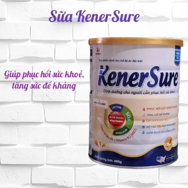 Combo 2 lon Sữa KenerSure 800g HSD mới Phục hồi sức khỏe nhanh, giảm 22% chỉ 840.000₫