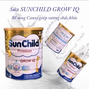 Combo 2 lon Sữa Sunchild Grow IQ 800g - Giá 712.000đ, hỗ trợ phát triển bé 2