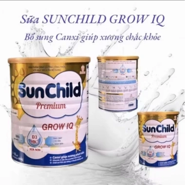 Combo 2 lon Sữa Sunchild Grow IQ 800g - Giá 712.000đ, hỗ trợ phát triển bé 4