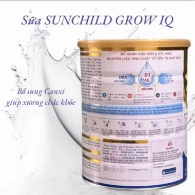 Combo 2 lon Sữa Sunchild Grow IQ 800g - Giá 712.000đ, hỗ trợ phát triển bé 6